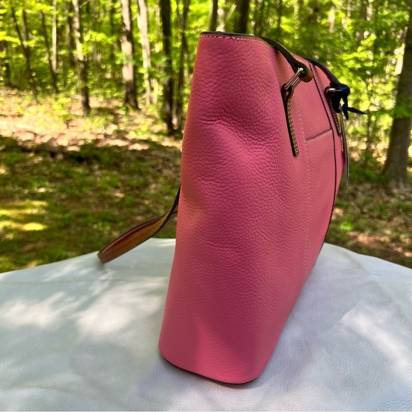 Dooney & Bourke Pebble Leather Lexington Shopper Bubble Gum Pink NWT - Picture 6 of 10